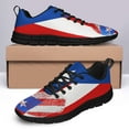 thumbnail image 4 of Puerto Rico Shoes Men Women Running Tennis Shoes Breathable Casual Puerto Rico Flag Sneakers Black Size 9, 4 of 5