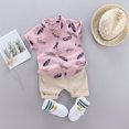 thumbnail image 3 of PatPat 2pcs Baby Boys Cactus Short Sleeve Summer Outfits Set,Lapel Button up T-Shirt Tops Elastic Waistband Shorts Set Toddler Clothes Set Beachwear,0-3T, 3 of 7