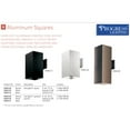thumbnail image 2 of Progress P5643-31 Square 1 Light 12 inch Matte Black Outdoor Wall Lantern in Standard, 2 of 2