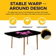 thumbnail image 4 of Dragon Flames Table Cloths for 4 Foot Rectangle Tables, Purple Dragons Abstract Modern Art Patio Waterproof Elastic Fitted Tablecloths, Washable Rectangular Table Cover for Camping, 4 of 8