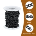 thumbnail image 3 of 16.4 Feet Aluminum Oval Link Chain, 7x5x1.3mm, Dark Grey, 3 of 6