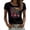 Black#9527, variant on Women's Cinco De Mayo Short Sleeve T-Shirts Crew Neck Skeleton Dabbing Tshirts Mexican May 5Th Tee Tops for Women