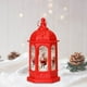 thumbnail image 5 of Lámpara de decoración con forma de castillo, funciona con pilas, adornos colgantes LED B-Rojo, 5 of 6