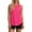 Hot Pink, variant on Workout Tank Tops for Women Sleeveless Athletic Tops UPF 50+ Running Tanks Loose Flowy Crewneck Gym Yoga Shirt Hot Pink Large