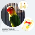 thumbnail image 4 of 2pcs Comfortable Bird Diaper Reusable Birds Flight Suit Beautiful Pet Birds Clothing, 4 of 8
