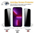 thumbnail image 4 of EXGREEM 6.7" Tempered Glass Phone Screen Film Protector for iPhone 13 Pro Max, 2 Pack, 4 of 4