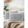 thumbnail image 3 of Outdoor Pillows Waterproof, Grey Boho Bedding Throw Pillows with Insert for Couch Sofa Bed, Modern Geometric Bohemia Abstract Textured 12x20 Inch Pillowcases Decorative Camping Patio Pillow Set of 1, 3 of 8