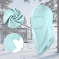 thumbnail image 4 of Unique Bargains 1 Pc Ice Silk Solid Color Balaclava Face Mask Light Blue, 4 of 5