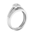 thumbnail image 2 of Imperial 1/2Ct TDW Diamond 10k White Gold Halo Bridal Set (H-I, I2), 2 of 4