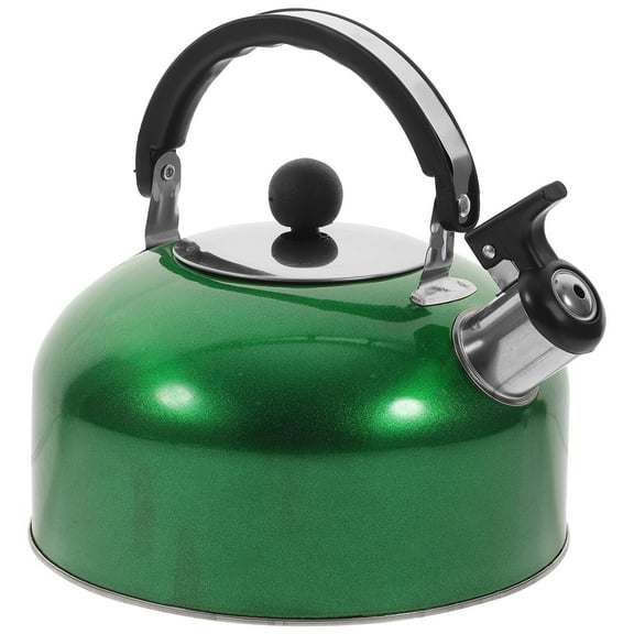 OUNONA Stovetop Kettle for Boiling Water Teakettle Green Plastic Boil Water Daily Use 1Set
