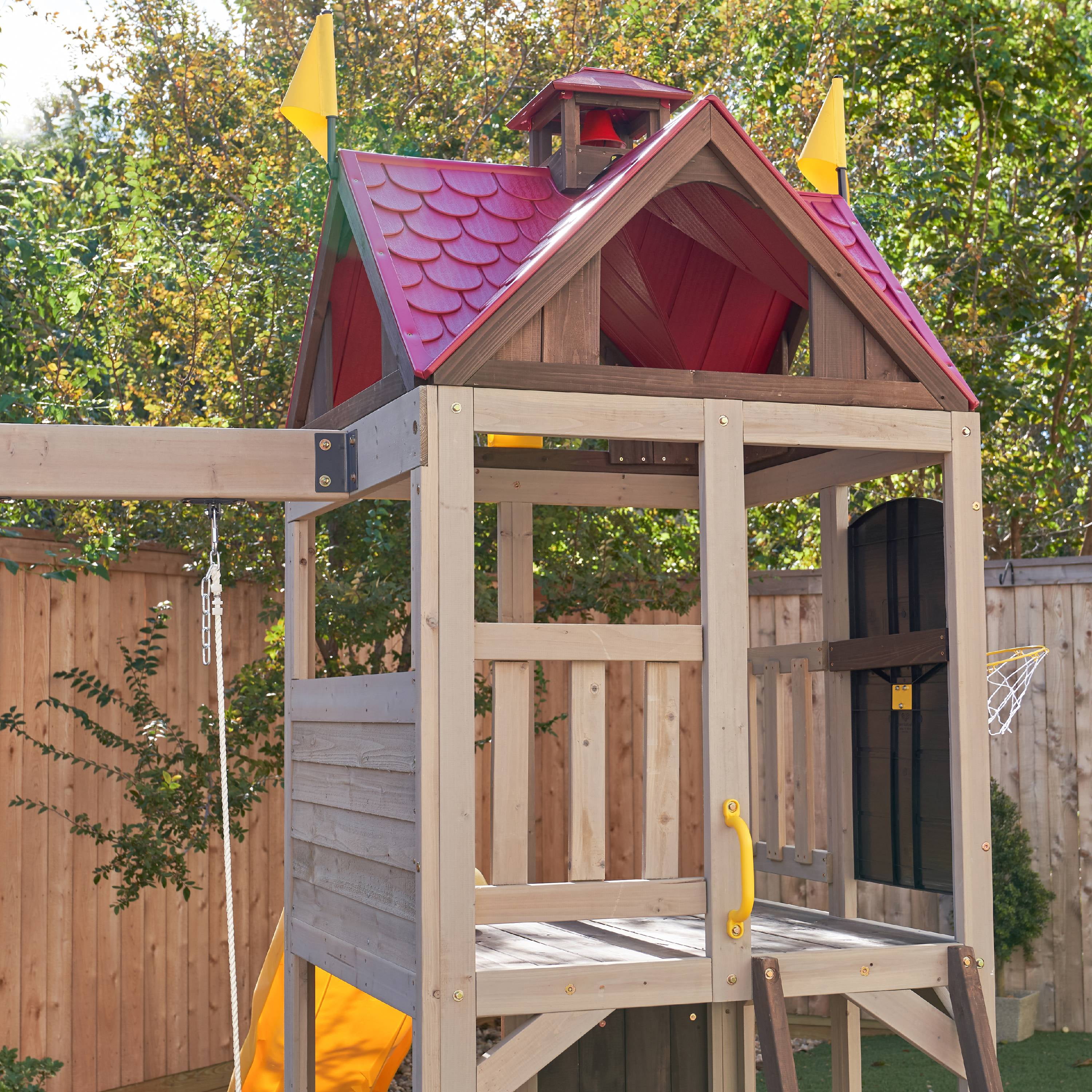 summerhill wooden swing set