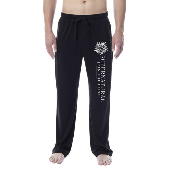 Supernatural Mens' Join The Hunt Anti-Possession Sleep Pajama Pants