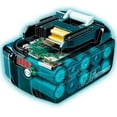 thumbnail image 4 of Kit Cargador + Batería 18v Pila Makita 5 Ah multicolor Estándar, 4 of 4