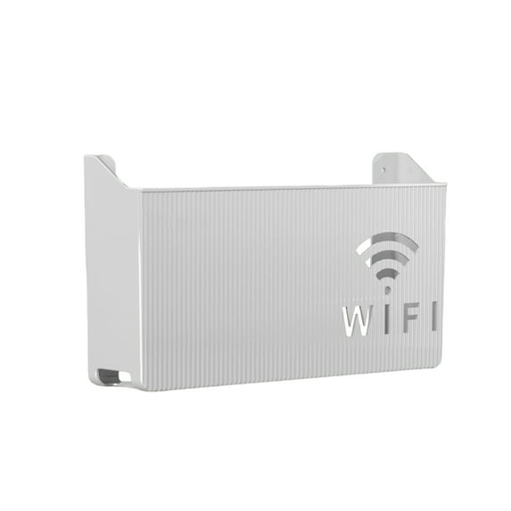 Wireless Wifi Router Storage Box Organizer Abs Plastic Wall Hanging Cable Power Holder Home Decoration