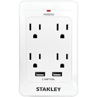Stanley Plastic Surge Protector-33220 Surge Protector with 3' Cord