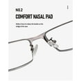thumbnail image 6 of Newliyin 3pcs Progressive Reading Glasses for Women Men, Lightweight Metal Frame Bifocal Glasses with No-Line Multifocal Lenses, Office Computer Eyewear for Distance Reading & Daily Use, Brown, 1.0 x, 6 of 12