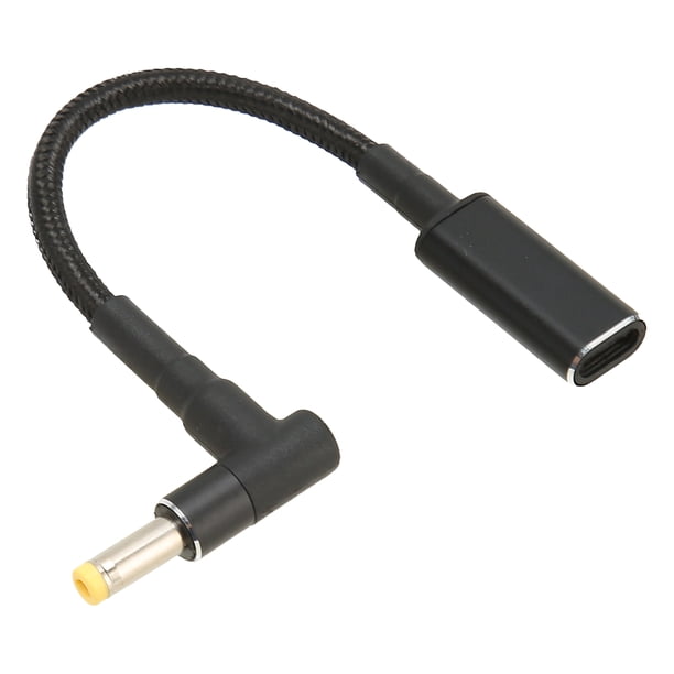 Cable Adaptador USB Tipo C Hembra A Macho De 4,8x1,7mm, Chip Dual PD E MARK, Cable Adaptador USB Tipo C Portátil De 100W