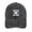 Black, variant on Anxious Cat Mom Charcoal Baseball Cap for Men Women, Adjustable Snapback Hats Cotton Hat