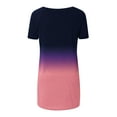 thumbnail image 5 of Womens Summer Tops 2022 Casual Dressy Short Sleeve Womens Blouses Dressy Casual Tshirts Shirts Graphic Cats Womens Sports Tops Pastel Shirts for Women Work, 5 of 5