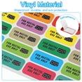 thumbnail image 4 of Uxcell for Rectal Use Only Stickers 1.6x0.6", Waterproof Funny Labels with Permanent Adhesive Colorful 300 Pcs, 4 of 6