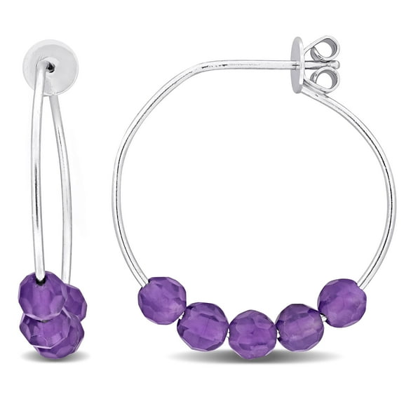 Everly Women's Amethyst Sterling Silver Earrings