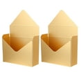 thumbnail image 2 of Boîtes d'Emballage de Fleurs en Forme d'Enveloppe Dorée pour Mariage Ou Rangement 2 Pcs, 2 of 8