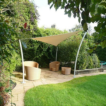12 x 12' FT Feet Triangle UV Heavy Duty Sun Shade Sail ...