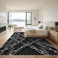 thumbnail image 3 of ODIKA 4'x6' Machine Washable Non-Slip Area Rug, Industrial Gray High Traffic Rug, Gray, 1109984, 3 of 7
