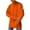 Orange, variant on Women's Turtleneck Long Sleeve Sweater Solid Color Sweater Top Oversized Sweaters Fuzzy Chunky Warm Pullover Sweater Orange M