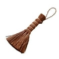 thumbnail image 2 of BrowQuartz Tea Table Broom Brush Household Sweeper Manual Handheld Office Desk Duster Palm Fiber Bowl Dish Tool Strap Color Random, 2 of 6