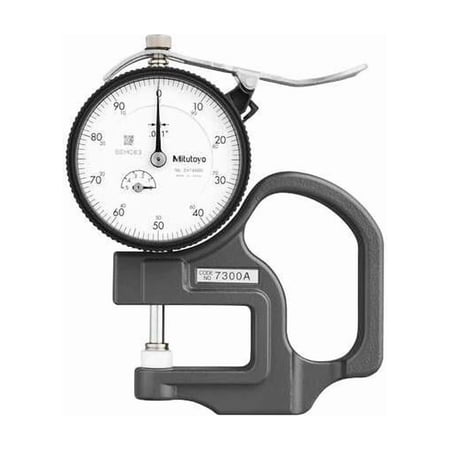 Mitutoyo Dial Thcknss Gauge Cermic 0 in to 0.5 in 7300ACAL