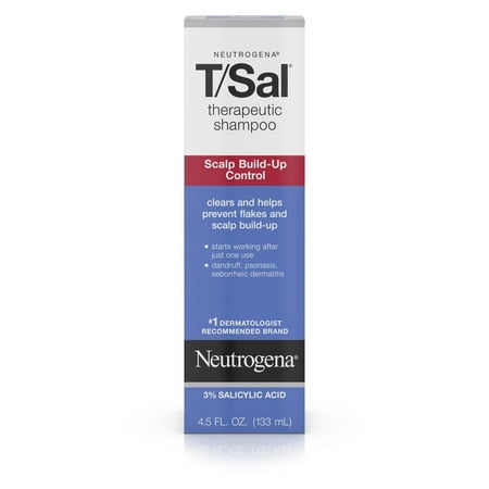 Neutrogena T/Sal Shampoo Scalp Build-Up Control, 4.5 Fl Oz - Walmart.com