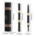 thumbnail image 3 of 3 in 1 Eyebrow Pencil - Micro Definer, Waterproof Eyebrow Cream, Natural Brow Powder, Long-Lasting Eyebrow Coloring, Triangle Brow Crayon, Precise Brow Shaping, Professional Eyebrow Makeup Tool, 3 of 9