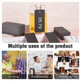 thumbnail image 5 of Juego de 800 Etiquetas de Precio Negras con Etiquetas de Regalo con Imperdibles Etiquetas de Ropa Personalizadas Etiquetas Colgantes de Papel Kraft Negro, 5 of 5