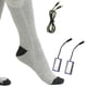 thumbnail image 2 of Calcetines calefactores eléctricos de invierno Medias térmicas (grises constantes con cargador) Likrtyny Para estrenar, 2 of 6