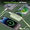thumbnail image 2 of Batería externa GearIt Lifestyle Series 5000 mAh, 3 puertos USB-C/Lightning, 2 of 8