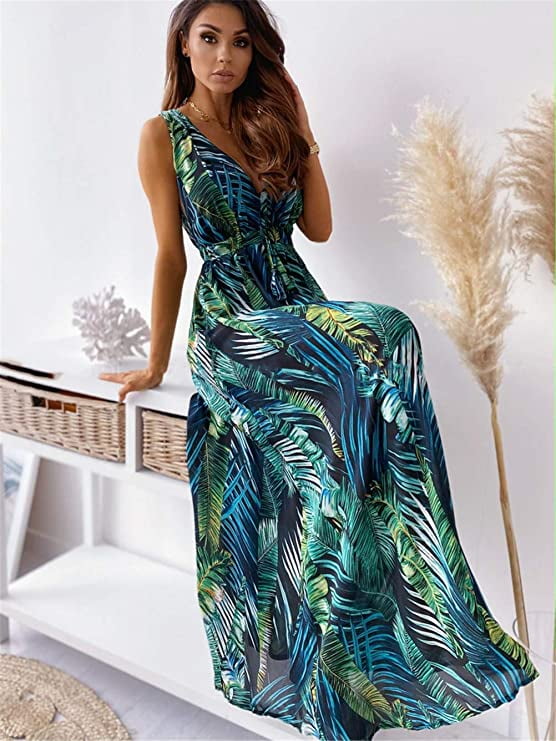 V Neck Dress Women's Summer Dresses 