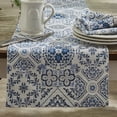 thumbnail image 2 of Park Designs Delft Tile Table Runner 14" x 72", 2 of 3