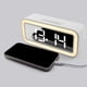 thumbnail image 2 of Reloj despertador con luz nocturna tipo espejo, reloj digital LED sencillo, reloj de mesita de noche para estudiantes con volumen alto, reloj de escritorio con temperatura B, 2 of 5