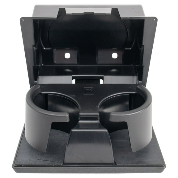 TRQ Front Dash Board Cup Holder Black for 08-16 Ford Super Duty INA69443
