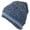 Black/Light Gray W/Gray Stripe, variant on 40 Gram Thinsulate Insulated Cuffed Winter Hat (One Size) - Black/Dark Gray