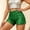 Green, variant on Women Sequin Micro Shorts Y2k Low Rise Glitter Sparkle Shorts (Hot Pink XXXS)