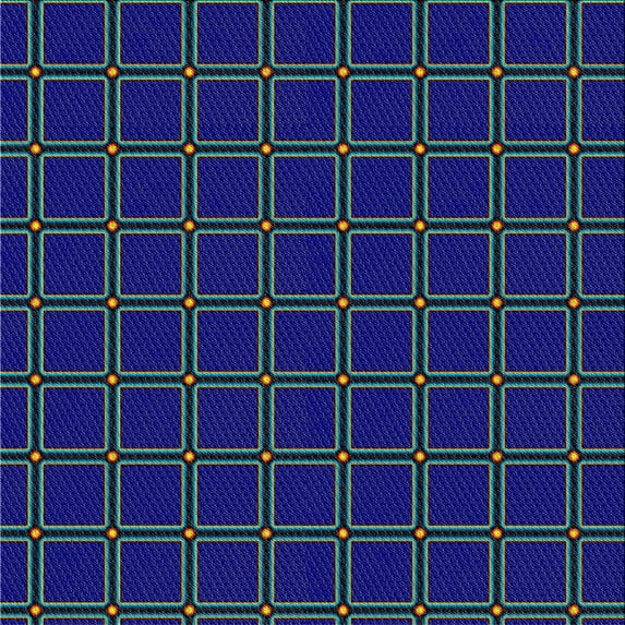 Ahgly Company Machine Washable Indoor Square Transitional Steel Blue Area Rugs, 9' Square