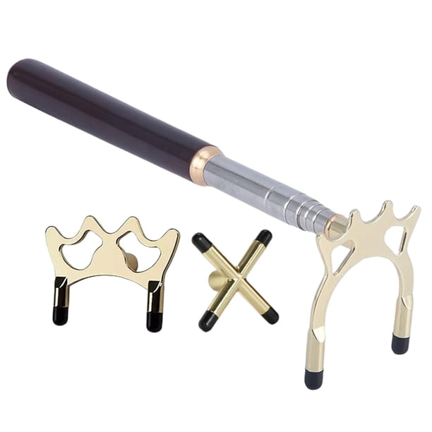 Bilr portátil Stick Bridge s de puente longitud se extiende Telescópico de material acero inoxidable para de bilr Snooker Práctica Cruceta alta baja DYNWAVEMX Puente de billar