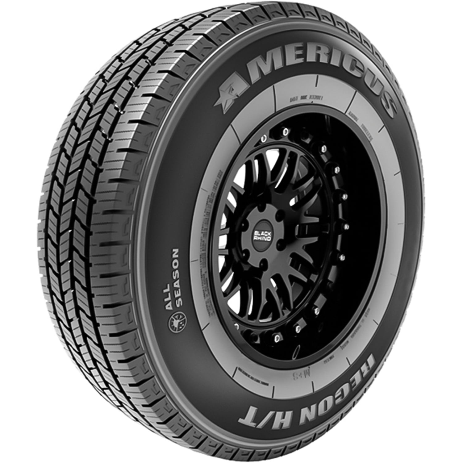 Americus Rugged M/T Mud-Terrain Tire - LT265/75R16 123 Q LRE 10PLY