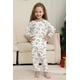 thumbnail image 1 of Conjunto de pijamas de algodón de manga larga para niños, Tops largos, pantalones, ropa de casa de dibujos animados, Navidad, Papá Noel, trajes de bebé para niños pequeños, 1 of 3