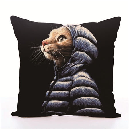 CLEARANCE Throw Pillows Justdolife Cute Cat Cushion Cover Bed Sofa Magnificent Decorative Pillows For Bed Clearance CLEARANCE Throw Pillows Justdolife Cute Cat Cushion Cover Bed Sofa Magnificent Decorative Pillows For Bed Clearance