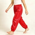 thumbnail image 4 of Chbgutlmr Kids Pants Sequin Patchwork Trousers Cinch Bottom High Elastic Waist Pants Casual Glitter Performance Dance Pants, 4 of 5