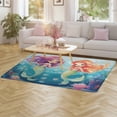 thumbnail image 3 of Mermaid Colorful Ocean World Area Rugs Carpet Suitable for Living Room Kitchen Bedroom Laundry Room Home Decorations, 3 of 7