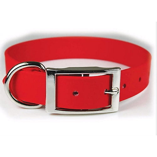 Zeta Poly Vinyl Coated Dog Collar 26 inch Red
